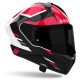 Casco Airoh Matryx Thron Blanco Negro Rojo Brillo ECE 22.06