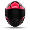 Casco Airoh Matryx Thron Blanco Negro Rojo Brillo ECE 22.06