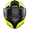 Casco Airoh Matryx Thron Gris Negro Amarillo Brillo ECE 22.06