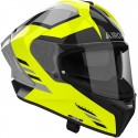 Casco Airoh Matryx Thron Gris Negro Amarillo Brillo ECE 22.06