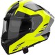 Casco Airoh Matryx Thron Gris Negro Amarillo Brillo ECE 22.06