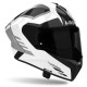 Casco Airoh Matryx Thron Blanco Negro Gris Brillo ECE 22.06