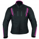 Chaqueta cordura invierno Kangroute Derbi Negra-Fucsia