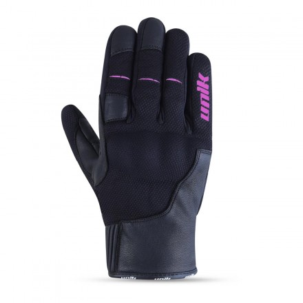 Guantes invierno moto mujer UNIK C-81 rosa flúor