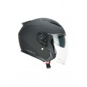 Casco moto jet CGM 136A DNA color negro mate