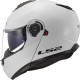 Casco modular LS2 FF908 Strobe II Solid White Black-06