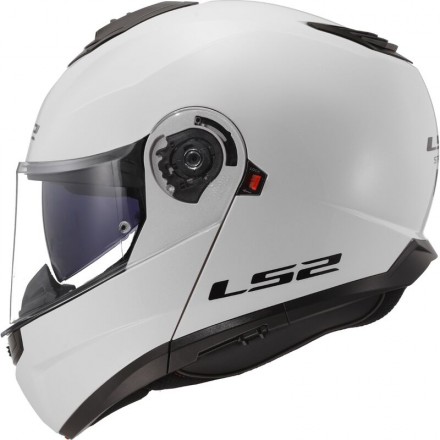 Casco modular LS2 FF908 Strobe II Solid White Black-06