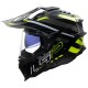 Casco LS2 MX 701 Explorer Carbon 2206 EDGE GL.BLACK H-V YELLOW