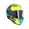 Casco integral Shiro Alpha Racer One Azul Mate ECE 22.06