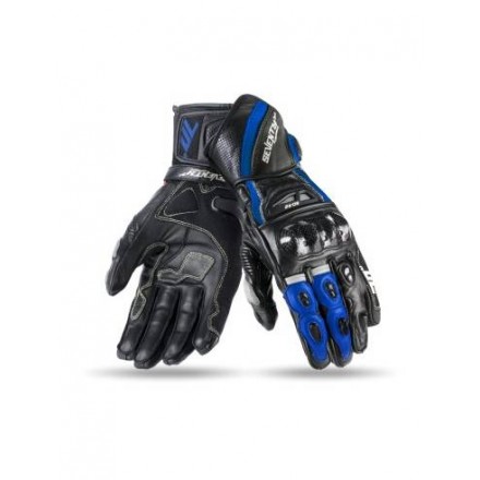 Guantes moto racing infantil Seventy Degrees SD-R2K negro-azul