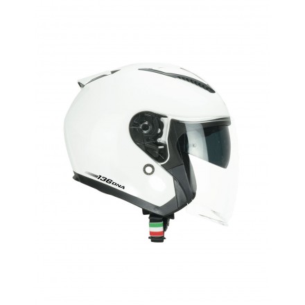 Casco moto jet CGM 136A DNA color blanco