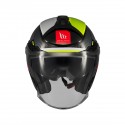 Casco jet MT Cosmo SV Silence B3 Brillo