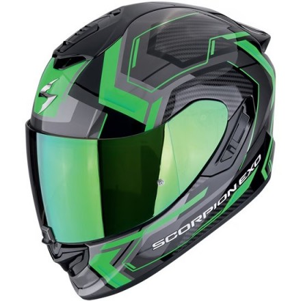Casco Scorpion Exo-1400 Evo II Air Linart Black Green