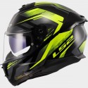 Casco integral LS2 FF808 Stream II Fury Black H-V Yellow