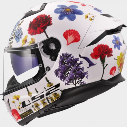 Casco integral LS2 FF808 Stream II Flowers White 06