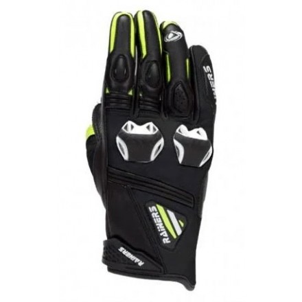 Guantes racing Rainers Facer-N amarillo flúor