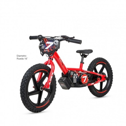 Moto eléctrica infantil Apex 7 roja