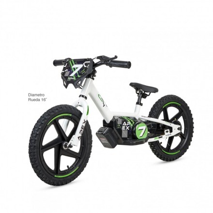 Moto eléctrica infantil Apex 7 verde