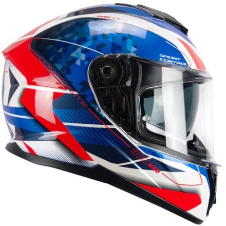 Casco integral CGM 360S Kad Race Blu rosso