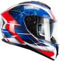 Casco integral CGM 360S Kad Race Blu rosso