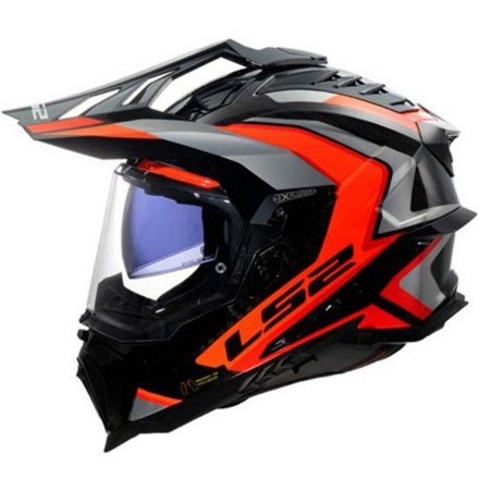 Casco LS2 MX 701 Explorer Carbon 22.06 Frontier II Orange