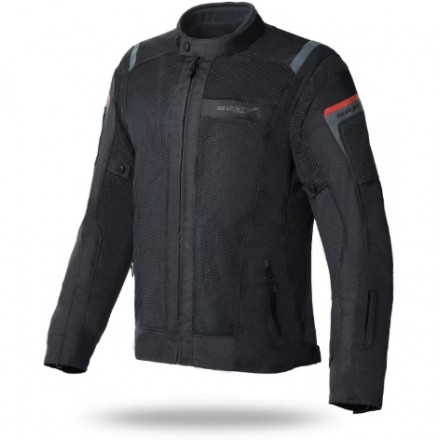 CHAQUETA SEVENTY DEGREES SD-JT56 VERANO TOURING NEGRO