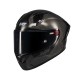 Casco integral MT KRE+ S Carbon Solid A1 negro brillo