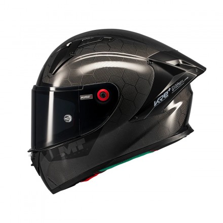 Casco integral MT KRE+ S Carbon Solid A1 negro brillo