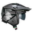 Casco jet-trial CGM 155S Rush Race Nero Grafite