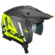 Casco jet-trial CGM 155X Rush Sprint Grafite Giallo fluo opaco