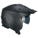 Casco jet-trial CGM 155A Rush Mono Nero Opaco