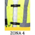 Chaleco airbag GP AIR modelo GPA-S021 HRF flúor