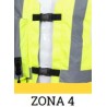 Chaleco airbag GP AIR modelo GPA-S021 HRF flúor