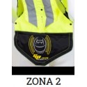 Chaleco airbag GP AIR modelo GPA-S021 HRF flúor