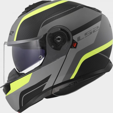 Casco modular LS2 FF908 Strobe II Monza Matt Black H-V YELLOW-06