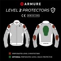 Chaqueta verano Armure Juno V2 Vented Black