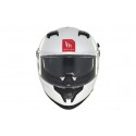 Casco MT Helmets Braker SV Solid A0 blanco perla brillo