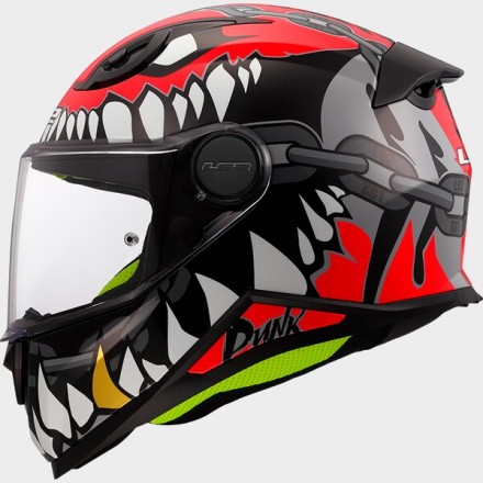 Casco integral LS2 FF812 KID PUNK GREY RED