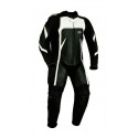 Mono racing niño 1 pieza Goyamoto GM-4101 negro-blanco