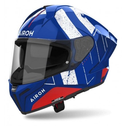 Casco integral Airoh Matrix Scope Blue Red ECE 22.06