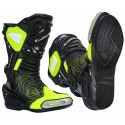 Botas moto racing KGT Assen amarillo flúor homologadas CE