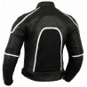 Chaqueta de cuero para verano Goyamoto GM-172 color negro