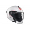 Casco jet MT Cosmo SV Solid A0 Blanco Brillo