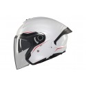 Casco jet MT Cosmo SV Solid A0 Blanco Brillo
