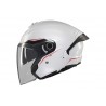 Casco jet MT Cosmo SV Solid A0 Blanco Brillo