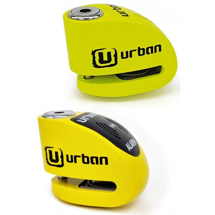 Antirrobo disco Urban UR906Y con alarma 6mm. y 120 db