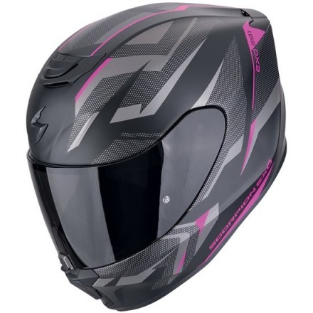 Casco Scorpion Exo-391 Aaxo Matt Black Pink