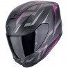 Casco Scorpion Exo-391 Aaxo Matt Black Pink
