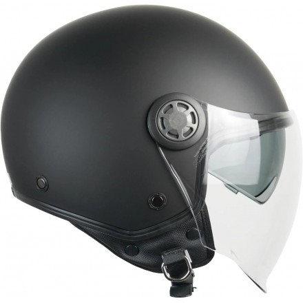 Casco jet SKA-P 1SHA Zen monocolor negro mate