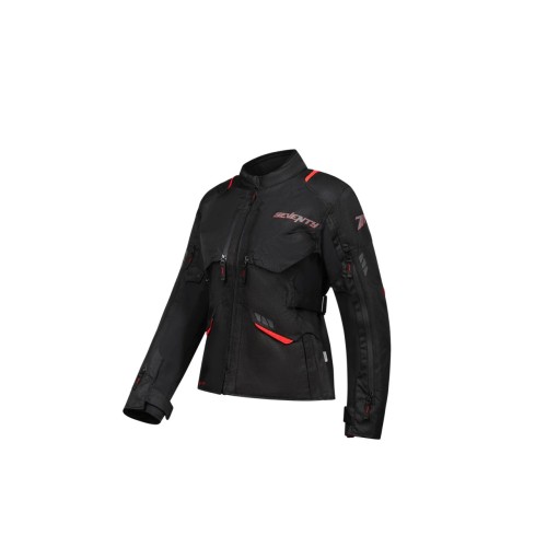 Chaqueta invierno mujer Seventy SD-JT69 Tanami negro-rojo